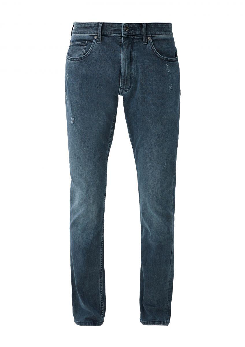 Letzshop slim leg | Slim: - blue Red Jeans with s.Oliver Label