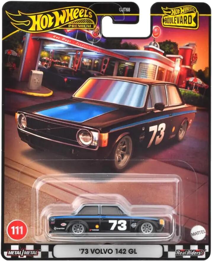 Hot Wheels Premium - #GJT68 HRT79 - '73 Volvo 142 GL - Boulevard #111 - Hot Wheels Premium - 1/64