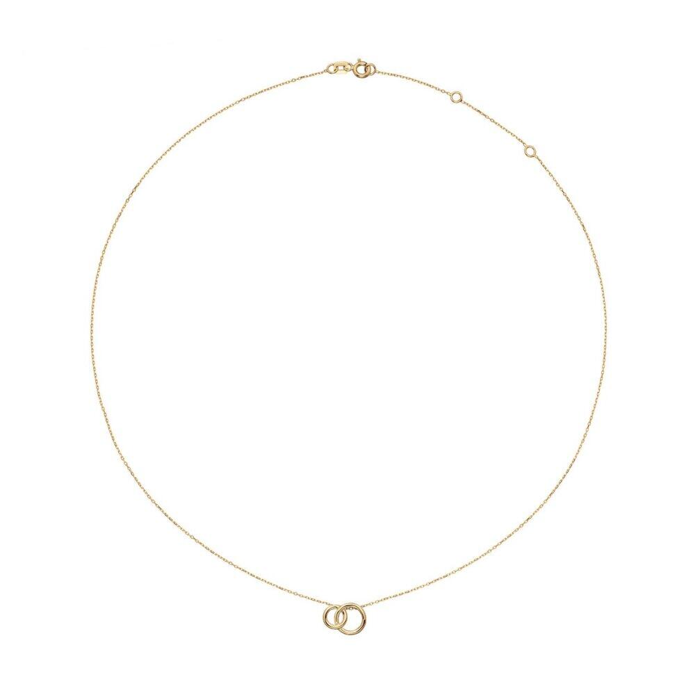 Jackie Gold - JKN25.408 - Ladies' Necklace - 585 Yellow Gold - Giro Doppio - 40-45 cm