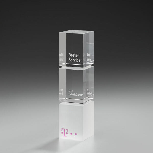 Crystal Ice Tower 79085, Crystal Ice, 245mm including engraving and digital printing