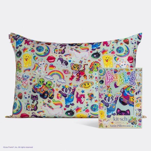 Kitsch x Lisa Frank Standard-Kissenbezug aus Satin