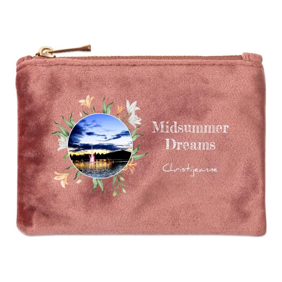 Velvet pencil case: Midsummer Dreams