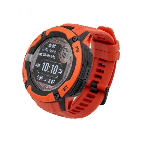 Garmin Instinct Solar Red London Used Garmin Instinct Solar Red In