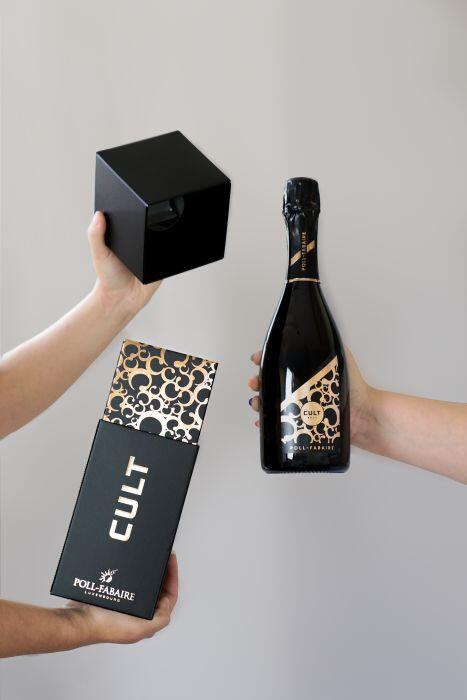 Coffret cadeau Crémant POLL-FABAIRE Cult Brut - 1 x 75 cl