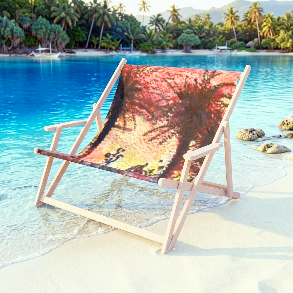 Art Edition chaise-longue double: Summer Eden