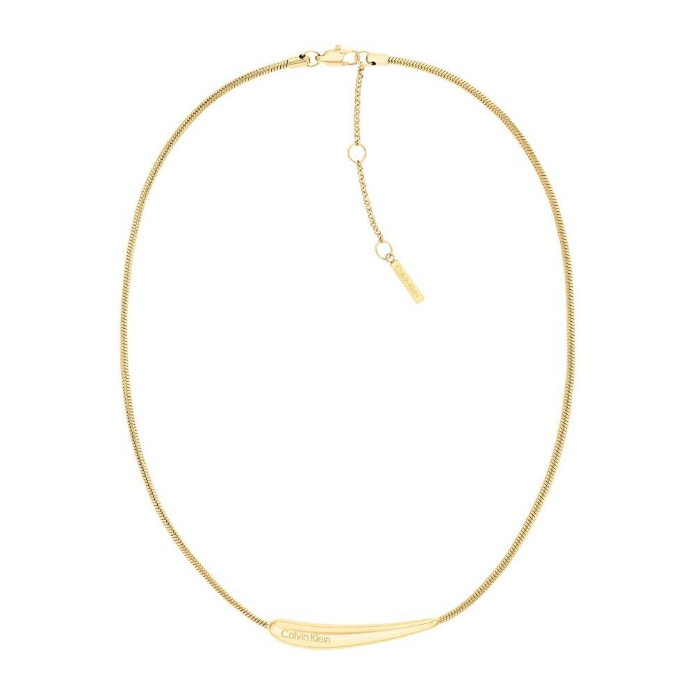 Calvin Klein - 35000339 - Halskette - Damen - gelbgold plattiert - 40+5cm