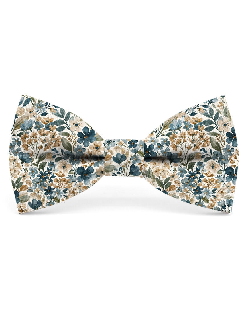 Noeud papillon à motif floral - Osore