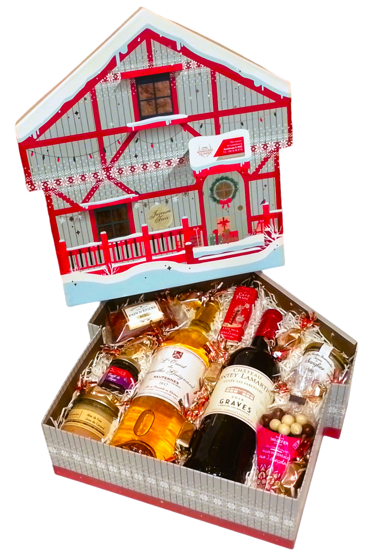 Coffret Cadeau Gourmand 'Spécial Fêtes de Noël' (Special Christmas Gift Box) 