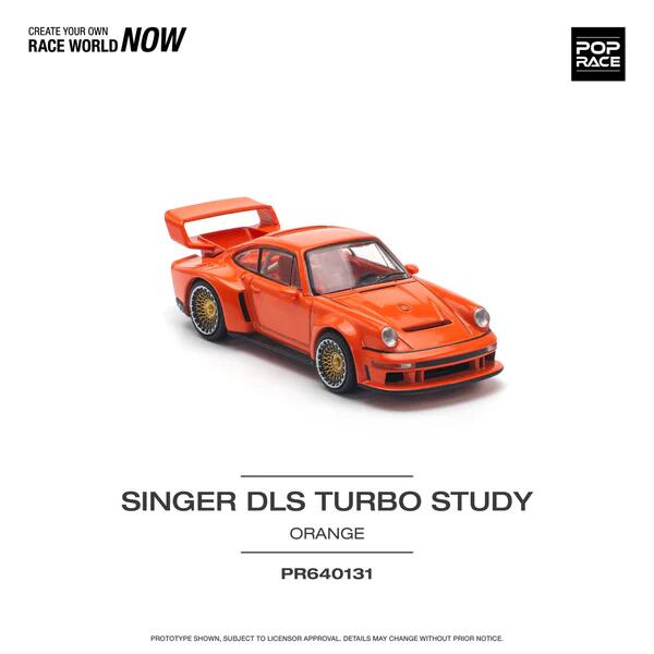 Pop Race - PR64-131 - Singer DLS Turbo Study - orange - 1/64