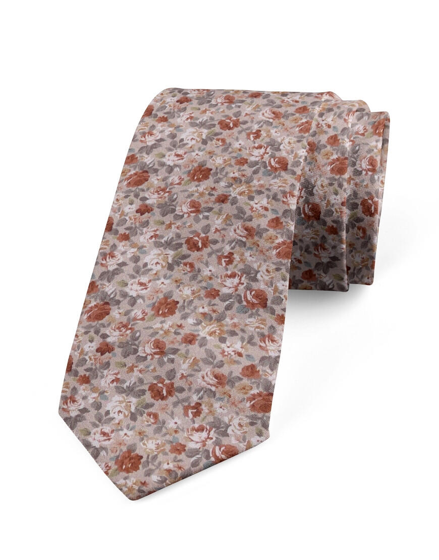 Cravate à motif floral - Juam