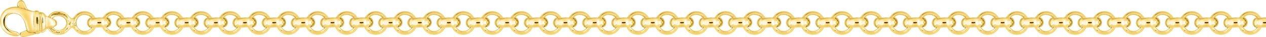 Kette 50 cm Figaro-Kette Gelbgold 18K