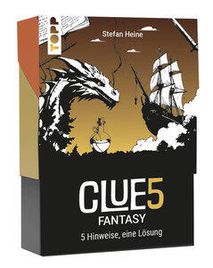 CLUE5 Fantasy Das Trendquiz mit 5 Hinweisen - Errate 50 Bücher, Filme, Serien und Spiele, die alle Fantasy-Fans kennen müssen. Wie