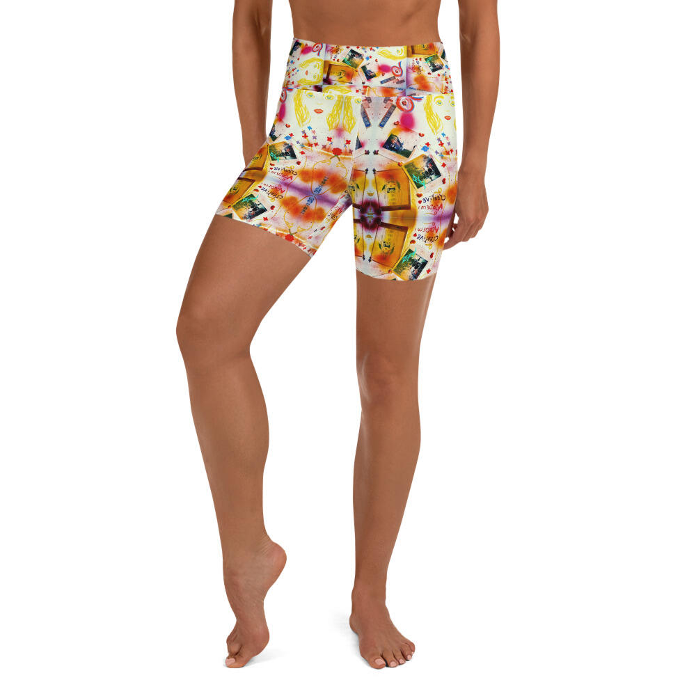 Yoga Shorts Tribal Love