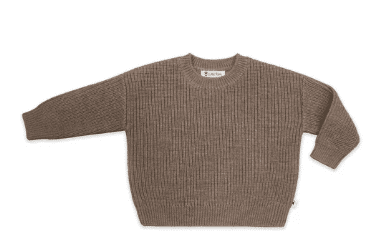 Lille Toni sweater \"Paul\" in toffee Size: 1-2 years