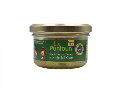 Le Puntoun - Foie gras entier du Sud-Ouest 70g