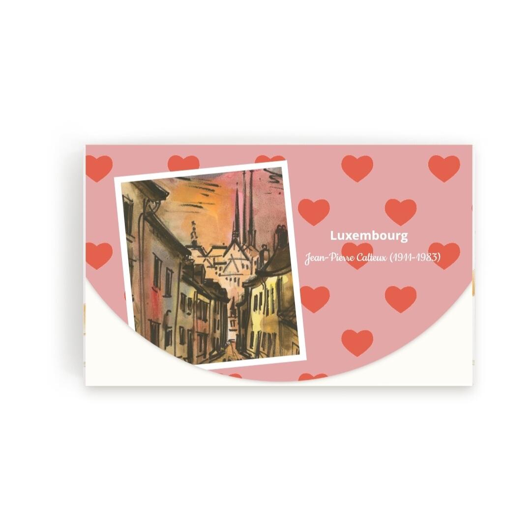 Luxembourg Art Edition Boîte cadeau avec des pralines Lindt Deluxe du Confiseur