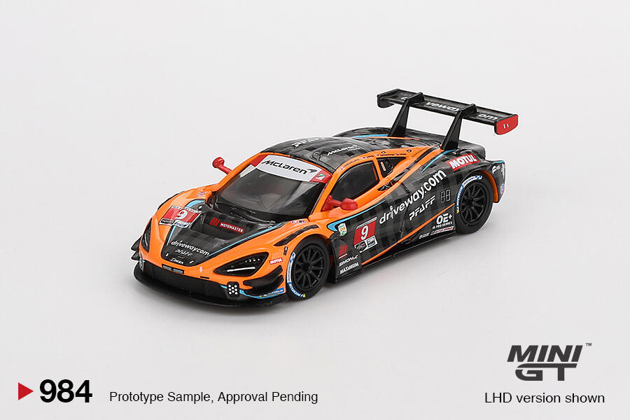 Mini GT - #MGT00984-L - McLaren 720S GT3 Evo - Pfaff Motorsports  - 2024 IMSA Daytona 24Hrs - 1/64