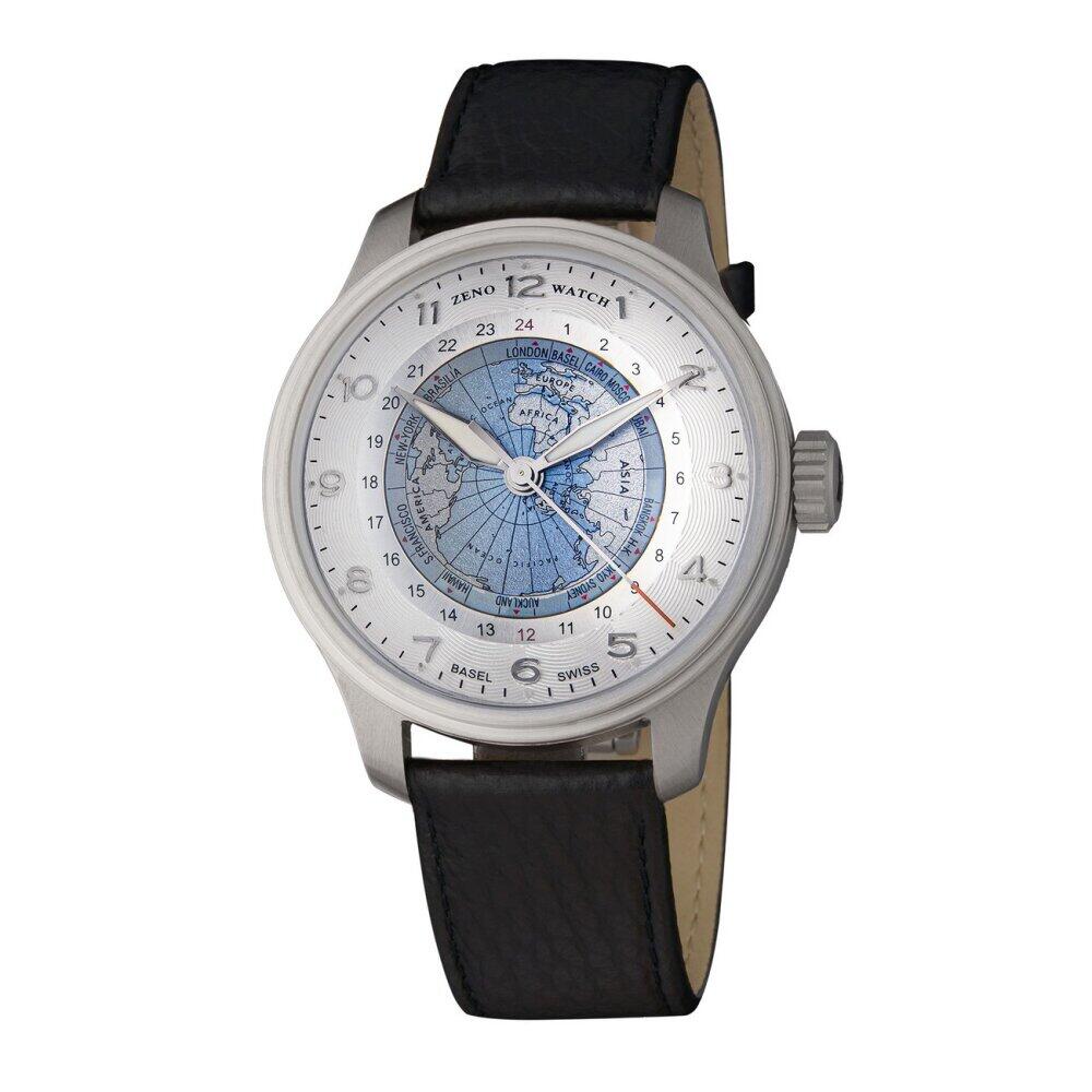 Zeno Watch Basel - 8563WT-S2 - Montre-bracelet - Homme - Automatique - OS Polar Worldtimer