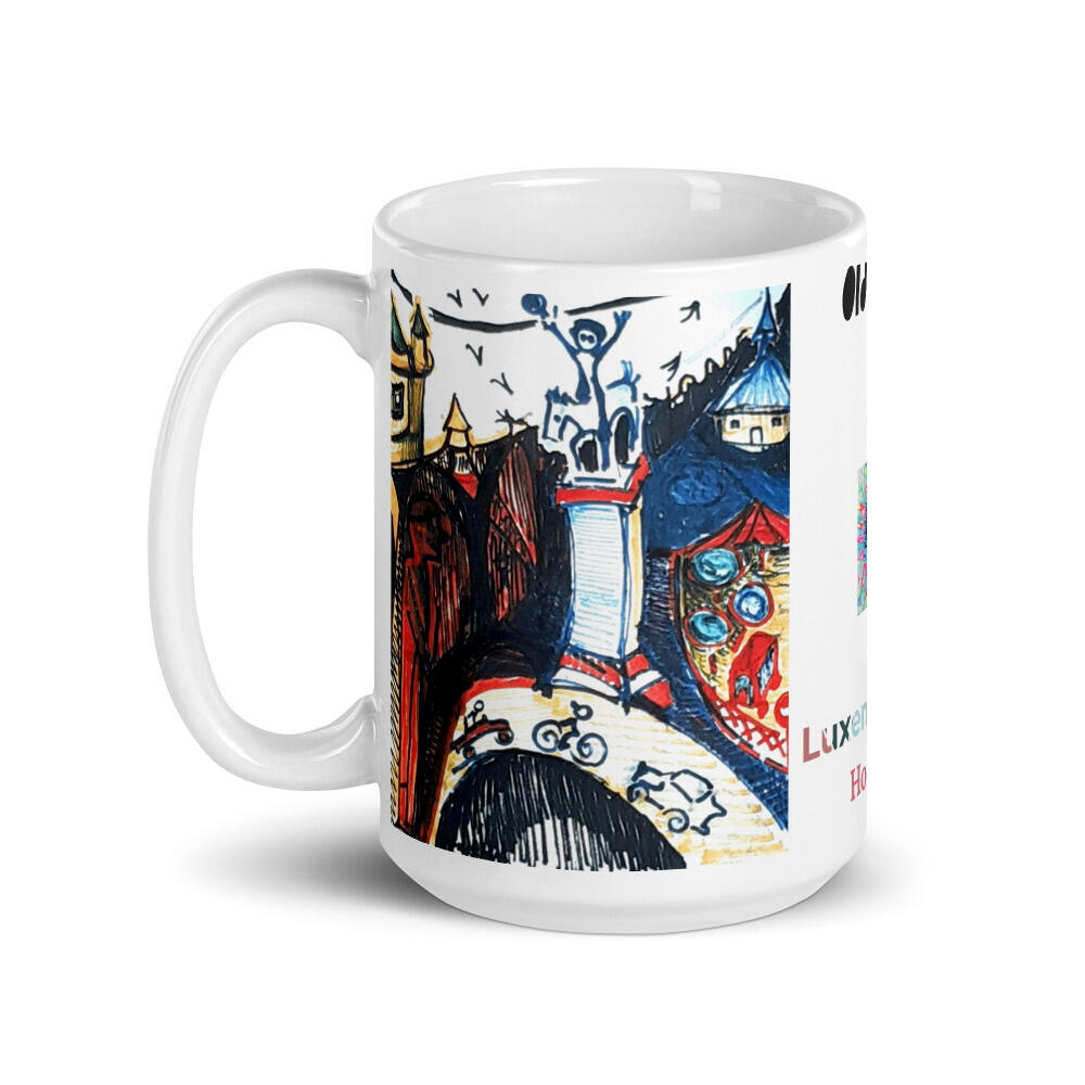 Mug cadeau blanc brillant Old Town