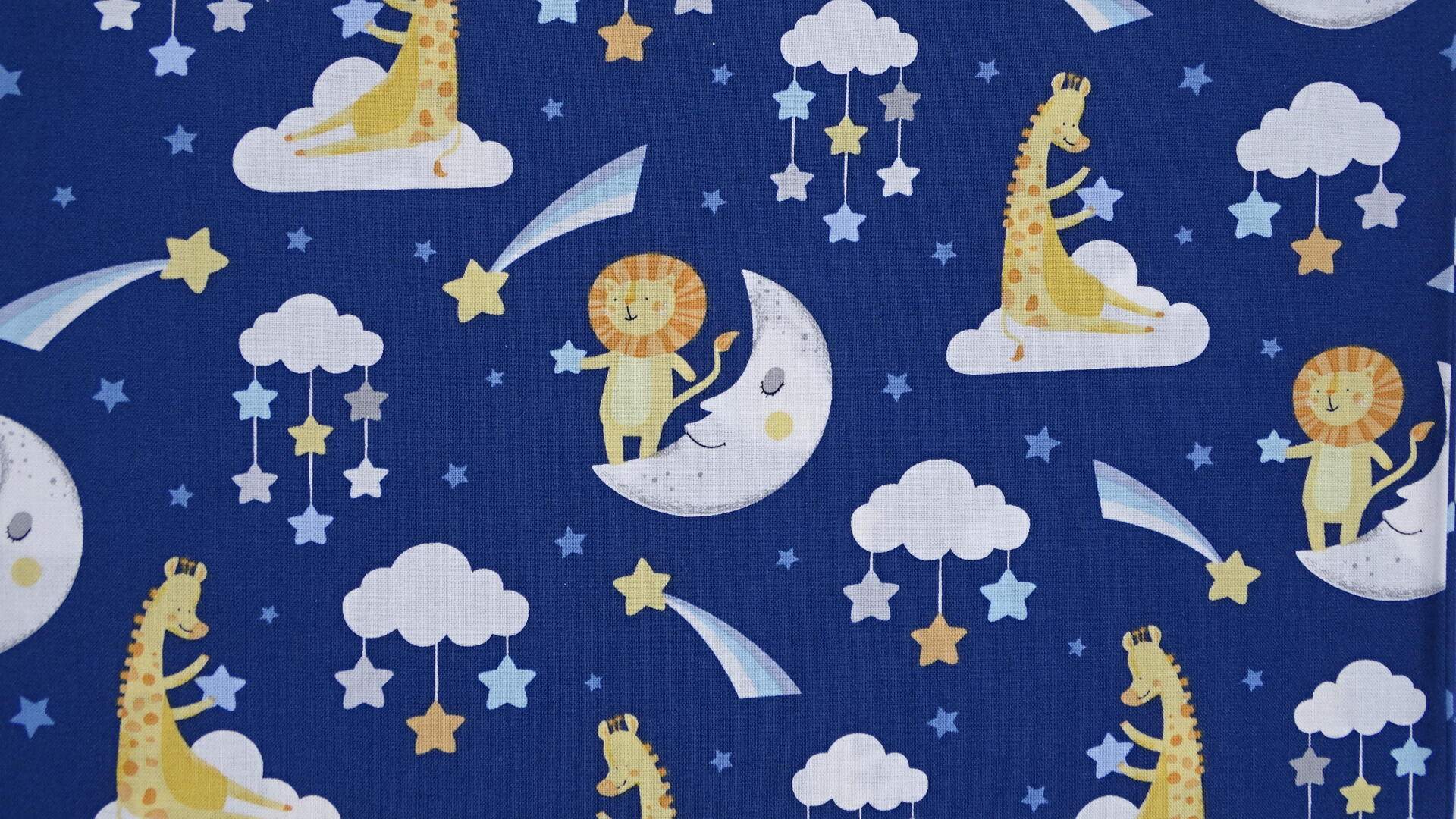 Kaufman Baumwollstoff Dunkelblau Sterne Baumwollstoff Stern