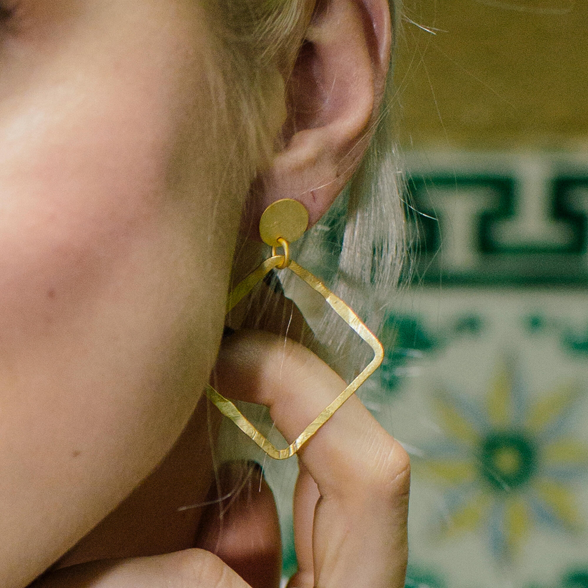 Aire Ohrringe vergoldet