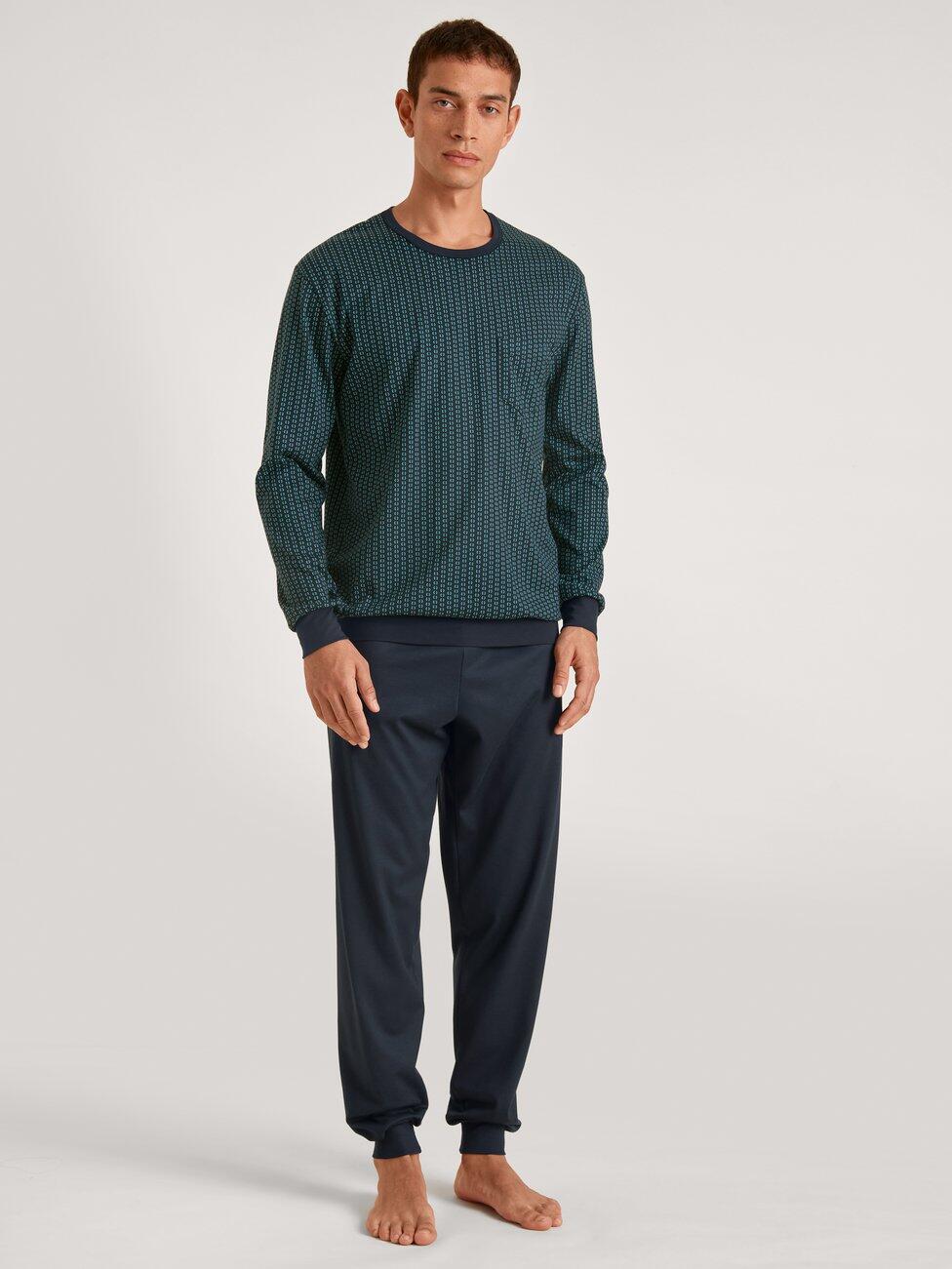 Calida Calida Men s pajamas long with cuffs Letzshop