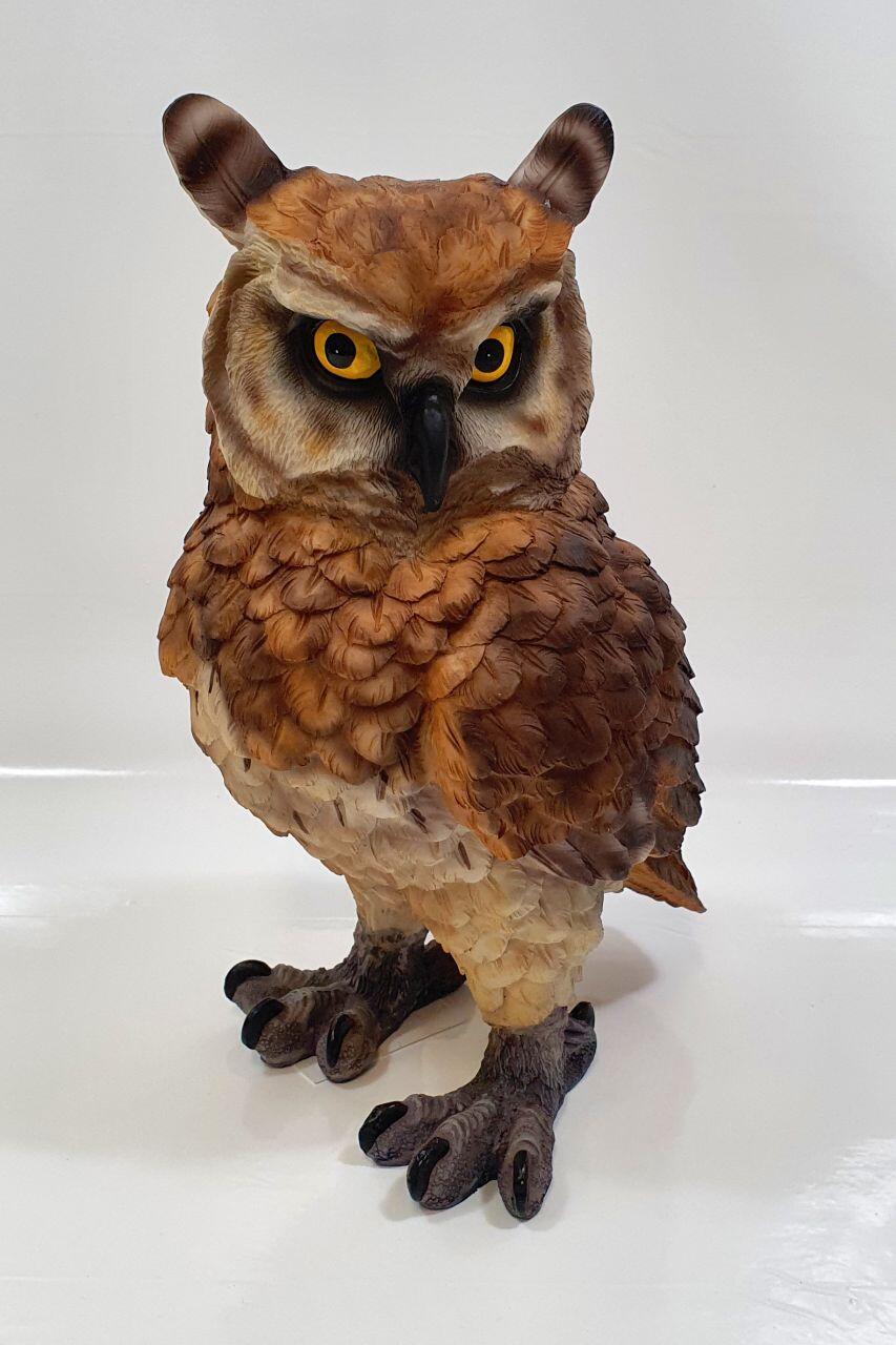 Small decorative owl figurine, 29 x 16 x 20 cm