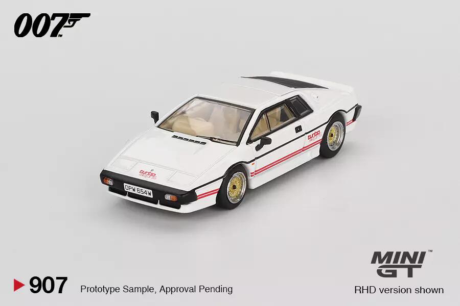 Mini GT - #MGT00907-007E - Lotus Esprit Turbo - James Bond 007 - For Your Eyes Only - English Blister Packaging - 1/64
