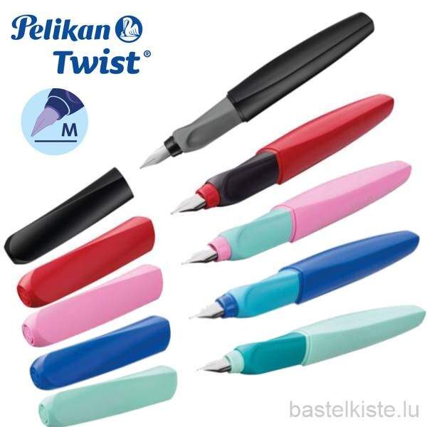 Pelikan Twist Eco Füllhalter - Recycling-Kunststoff Mit Laser-Gravur