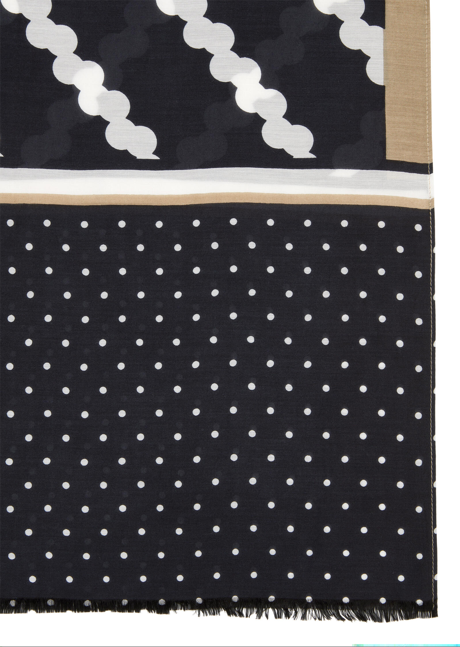 Foulard tissé, cupro-modal, divers coloris