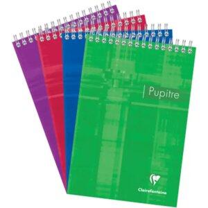 8662C: BLOC PUPITRE A5 SPIRALES