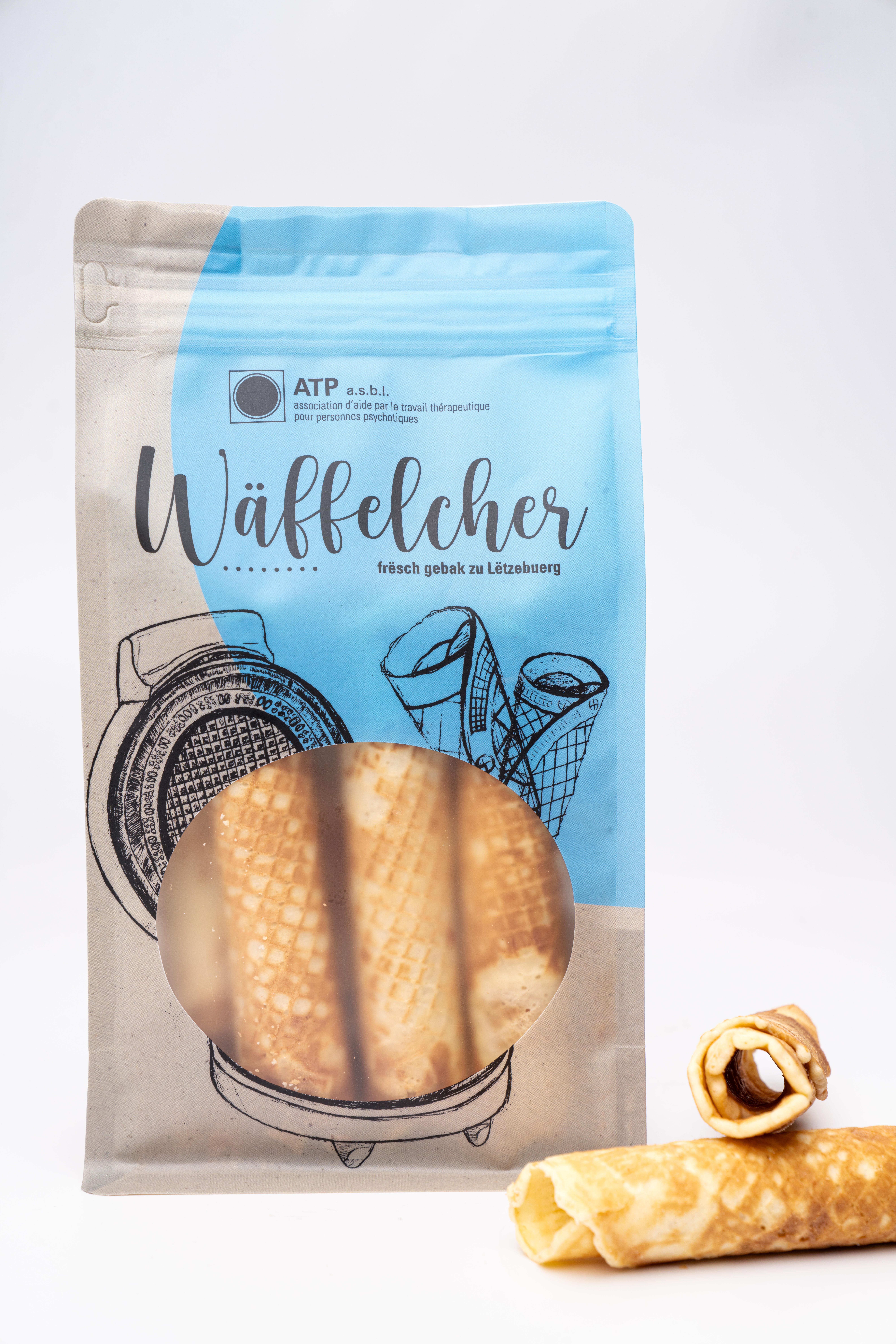 Zockerwäffelcher - speciality of Luxembourg - Biscuits 