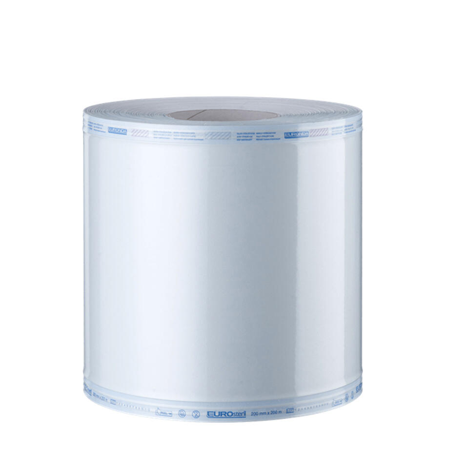 Rouleaux de sterilisation taille 50 mm longueur 200 MT marque Eurosteril, boite de 8 rouleaux