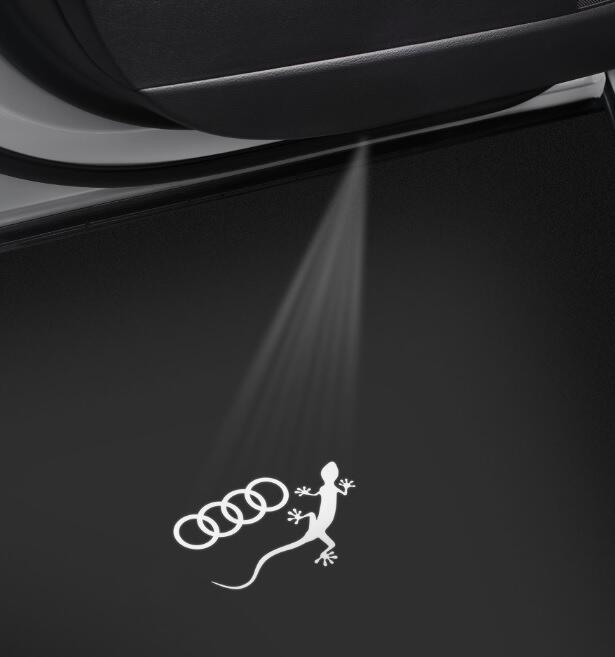 Audi Audi Eclairage d'entrée LED Audi Anneaux avec