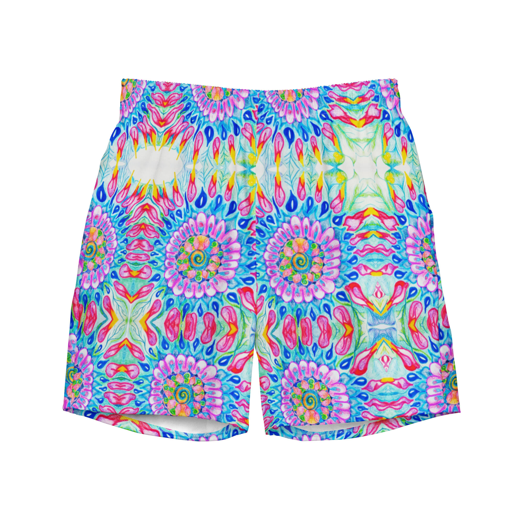 Herren-Badeshorts: Blume des Lebens