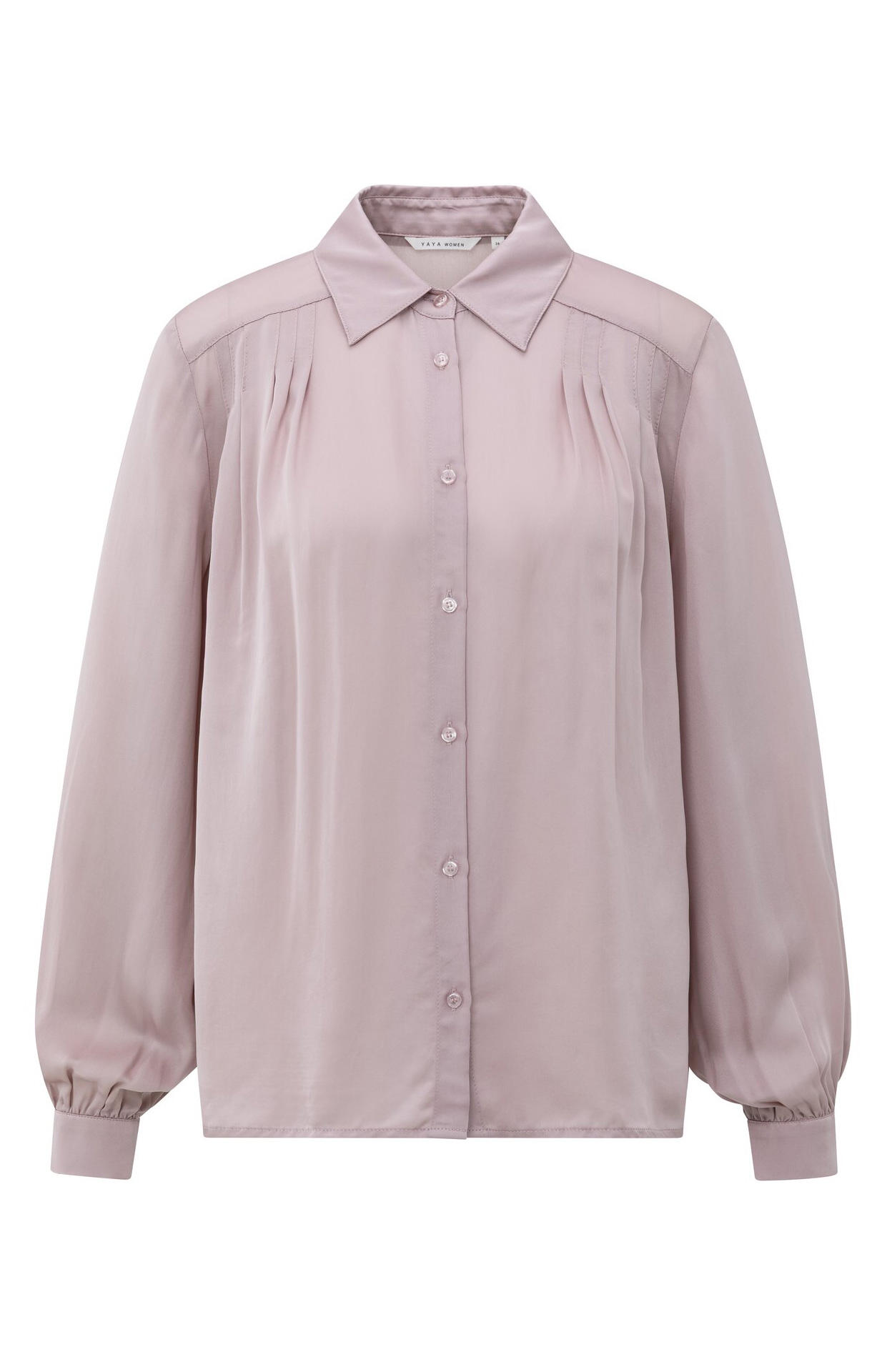 Bluse mit Plissee-Details