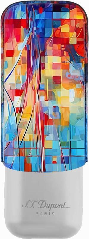 St Dupont Cigar Case Graff'Ty 2pc