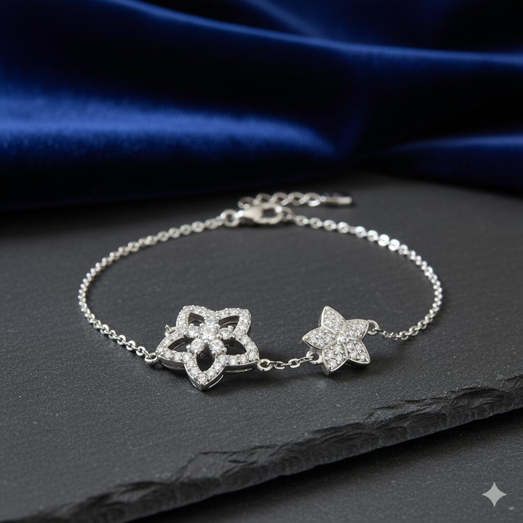 Bracelet RS B026 Pierre en forme de coeur 5 mm