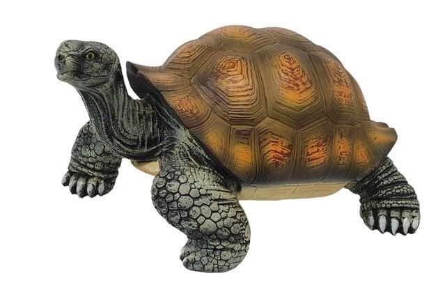 Decorative turtle figurine, 34 x 50 x 60 cm, gray