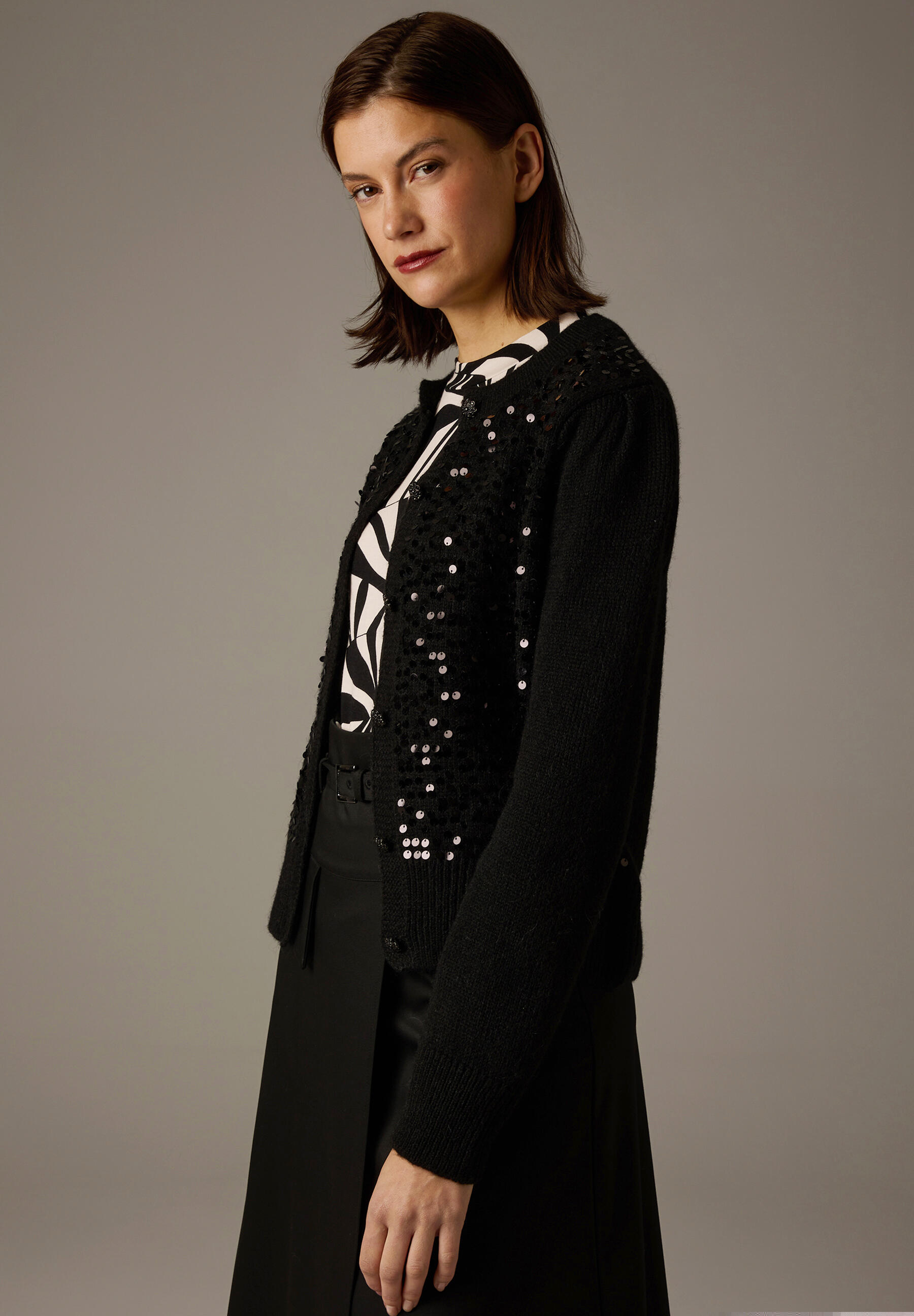 Cardigan with Sequins