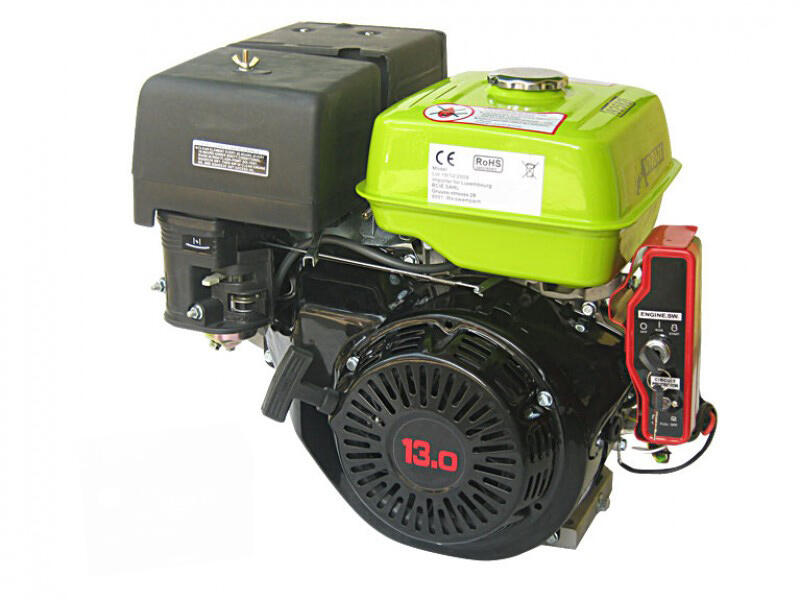 Moteur essence 6,5 Hp, 4,8 Kw avec embrayage à bain d'huile, réducteur 1/2  , arbre à clavette de 19.96mm . BC-ELEC.com