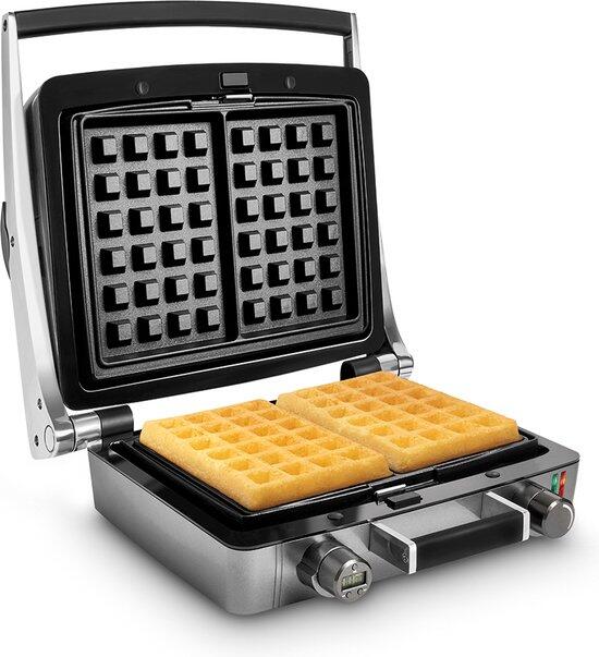 Gaufrier Fritel CW 3658 WaffleTastic® 4x6 Gaufres - 41x26cm - Plaques amovibles - Sans PFAS + 60' Minuteur