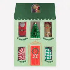Festive house cupcake set - Christmas