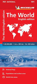 Michelin - Carte - le Monde (version anglaise)
