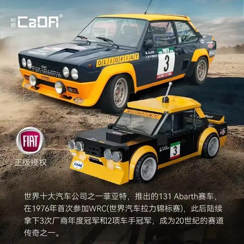 CaDA Fiat 131 Abarth 1/24 (254 Teile)  (C55035W)