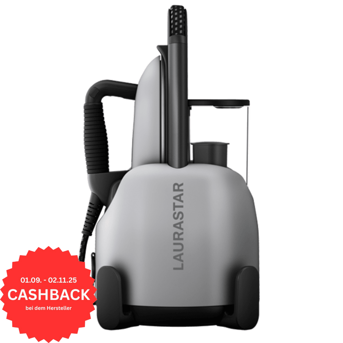 Laurastar Lift Xtra aluminium – 3-en-1 appareil à vapeur 000.0345.535