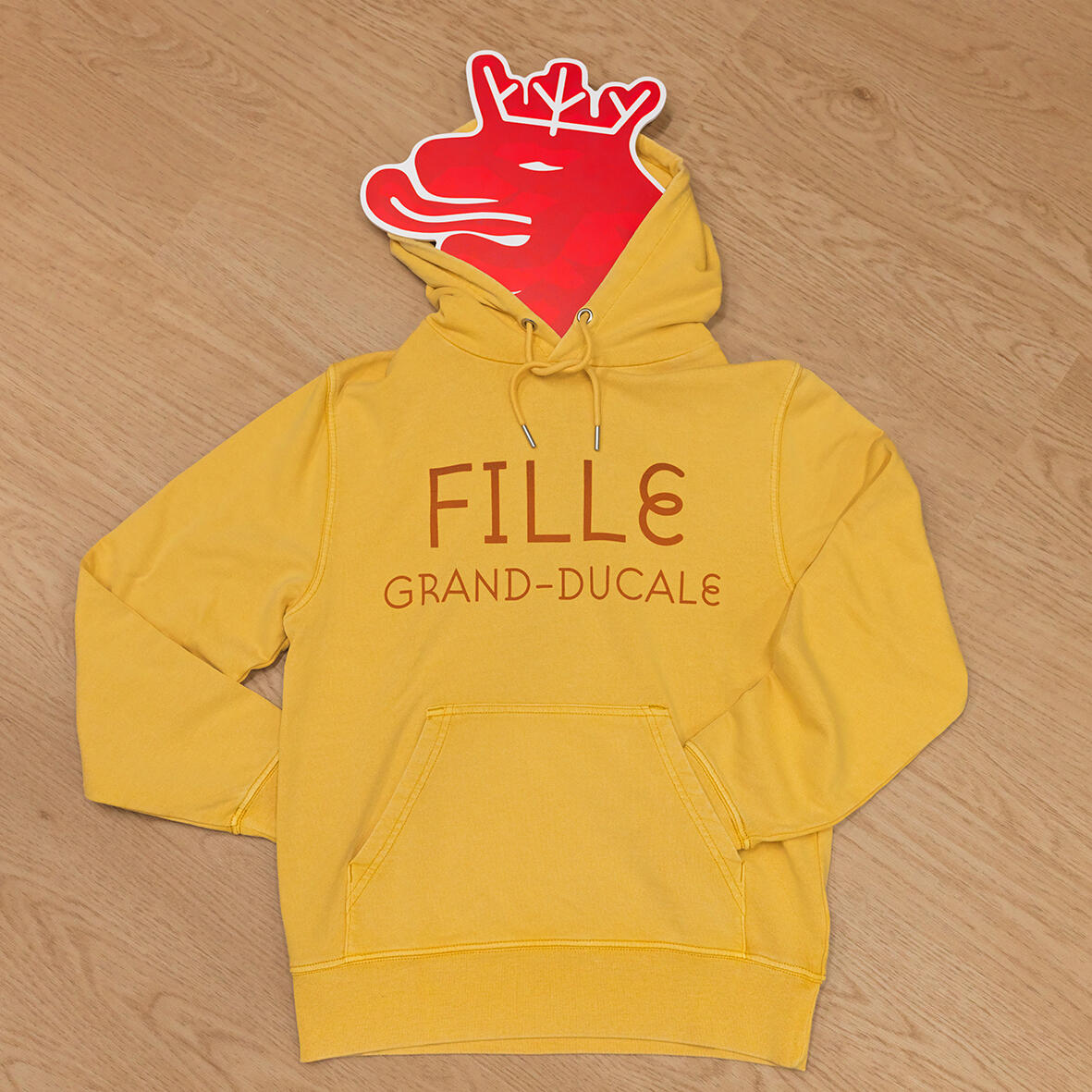 HONIGFARBENER HOODIE GROSSHERZOGLICHES MÄDCHEN