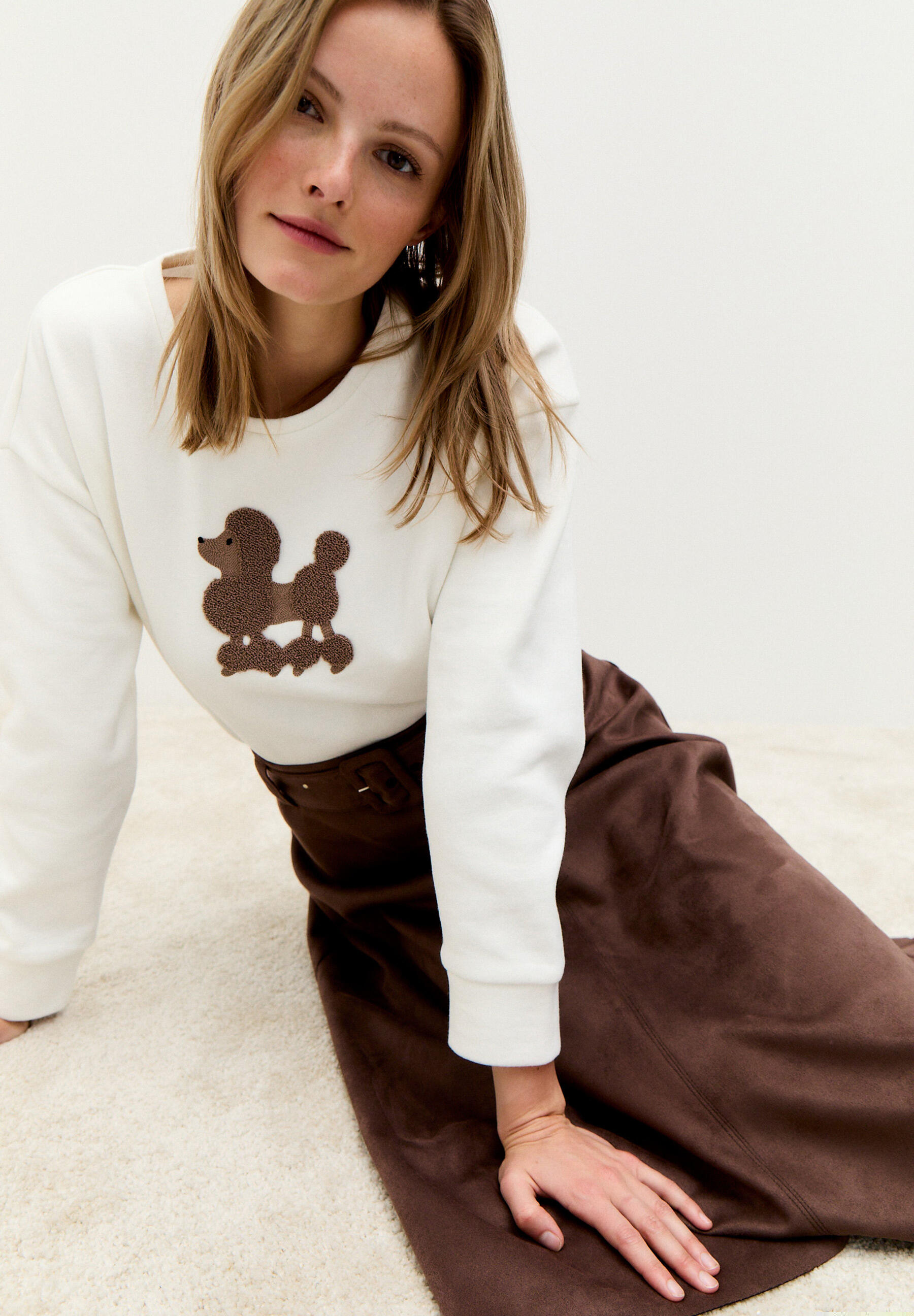 Sweatshirt with ''Poodle