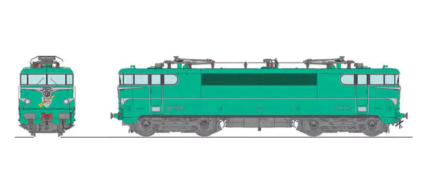 Locomotive électrique REE MB-141 SAC – BB 16015 SNCF ép.III – Flèche D'Or – HO – Neuve