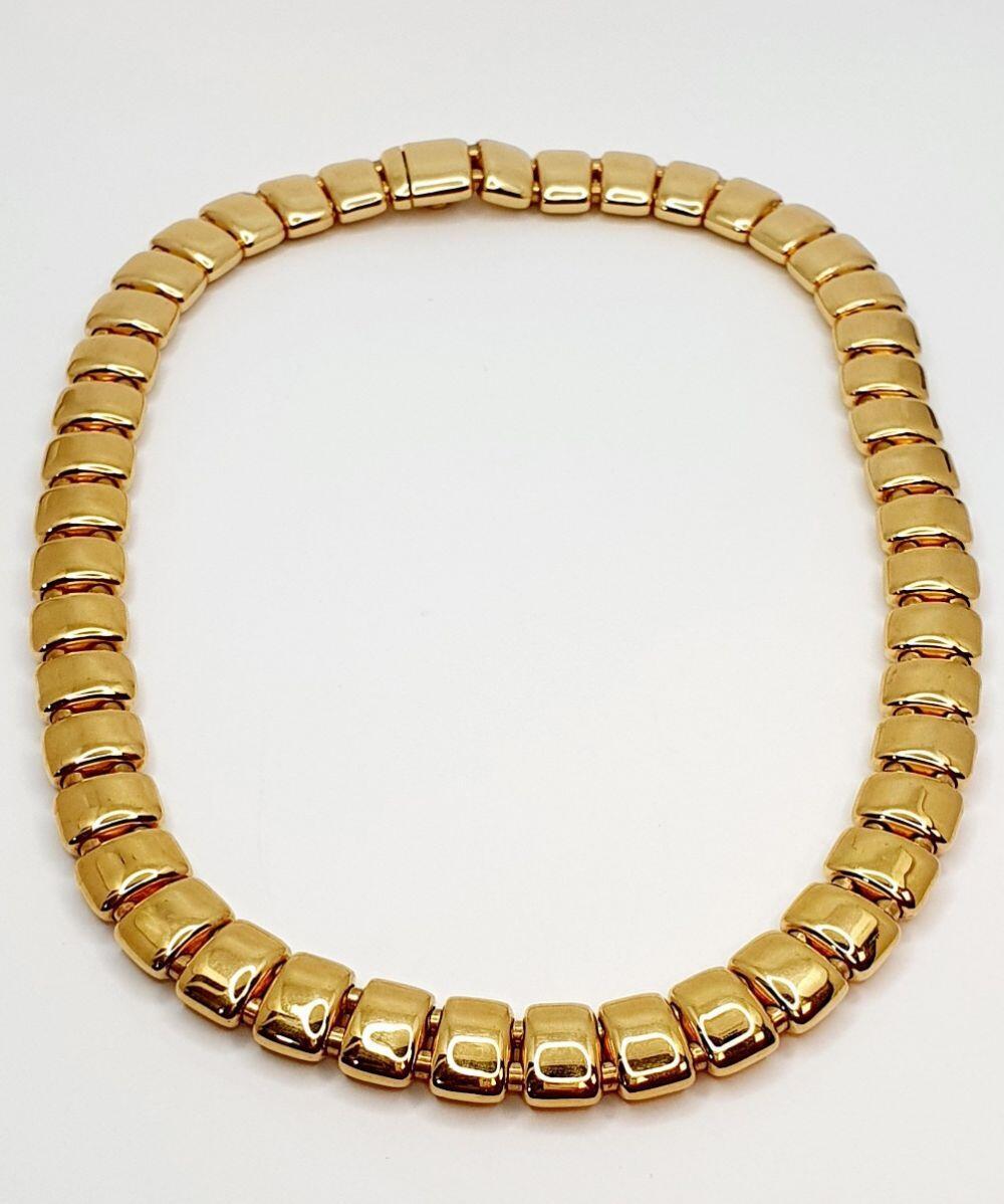 Chenillekette 45cm Gelbgold 18K